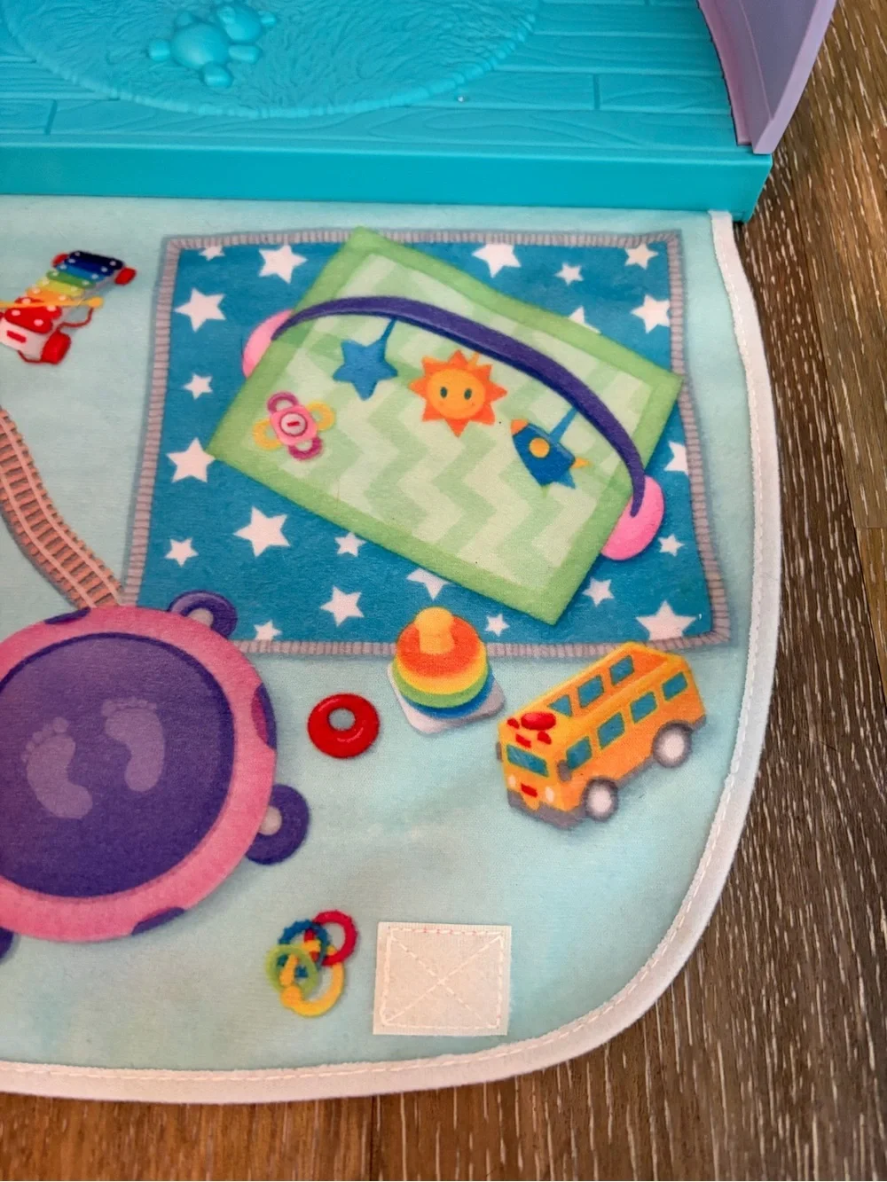Fisher Price Little People Cuddle & Play Nursery Portable Playset as is